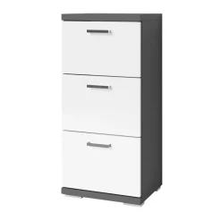 Wohnen Badezimmer Kommode mit drei Schubladen - Asutria