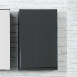 Wohnen Badezimmer Möbelset Blaxin in Anthrazit Hochglanz (fünfteilig)