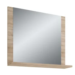 Wohnen Badezimmer Möbelset in Holzoptik - Caleena (dreiteilig)