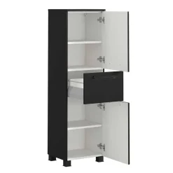 Badezimmer Midischrank in Schwarz - Ostoro^Wohnen Sale