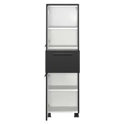 Badezimmer Midischrank in Schwarz - Ostoro^Wohnen Sale