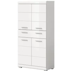 Badezimmer Midischrank in Weiß - Henriette^Wohnen Outlet