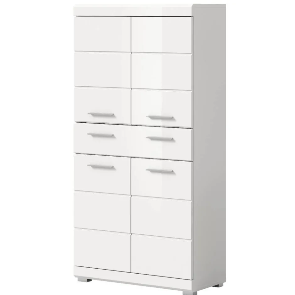 Badezimmer Midischrank in Weiß - Henriette^Wohnen Outlet