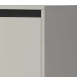 Wohnen Badezimmer Midischrank in Grau - Ancela