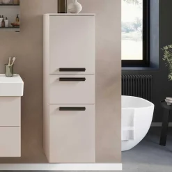 Badezimmer Midischrank in Hellgrau - Adendras^Wohnen Online