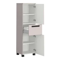 Badezimmer Midischrank in Hellgrau - Adendras^Wohnen Online