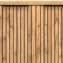 Wohnen Badezimmer Midischrank mit Doppeltür - Crystoga