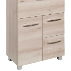 Wohnen Badezimmer Schrank im Buche Dekor - Mabeca