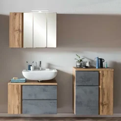 Badezimmer Schrankset modern - Mia (dreiteilig)^Wohnen Online