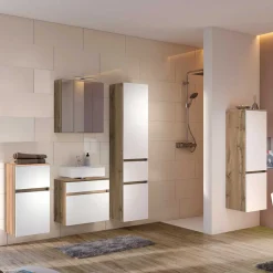 Wohnen Badezimmer Set Möbel Kombi - Maklesa (fünfteilig)