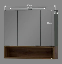 Badezimmer Spiegelschrank mit offenem Fach - Liz^Wohnen Sale