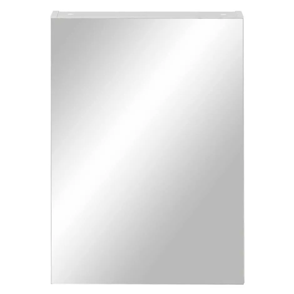 Wohnen Badezimmer Spiegelschrank in Weiß 1-türig - Etravia I