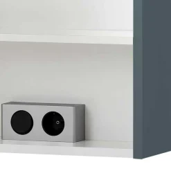 Badezimmer Spiegelschrank in Rund mit LED - Matrera^Wohnen Discount