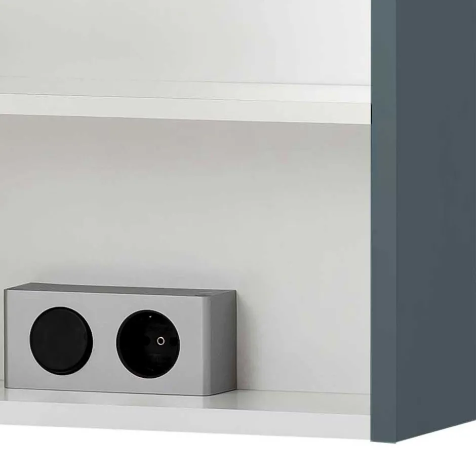 Badezimmer Spiegelschrank in Rund mit LED - Matrera^Wohnen Discount