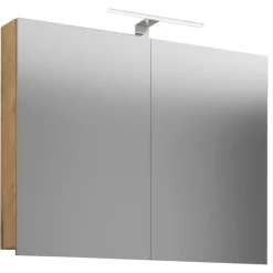 Badezimmer Spiegelschrank in Wildeiche Honig NB - Karin^Wohnen Hot