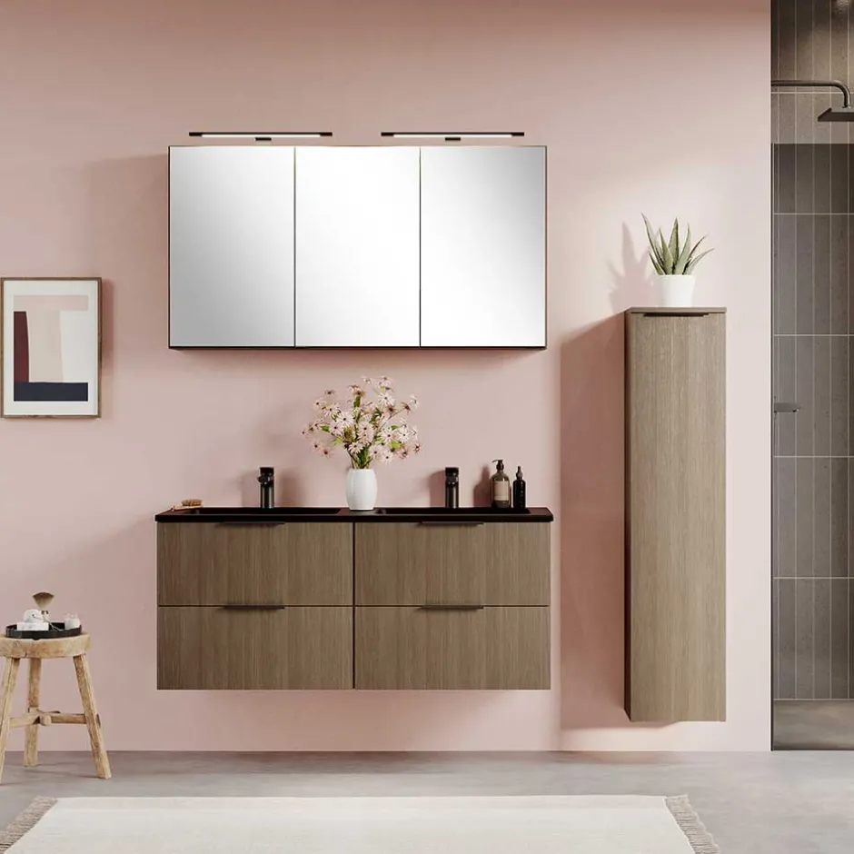 Badezimmer Spiegelschrank 120 cm breit - Ucaida^Wohnen Outlet