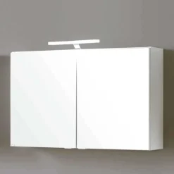 Wohnen Badezimmer Spiegelschrank Tymos mit LED Beleuchtung