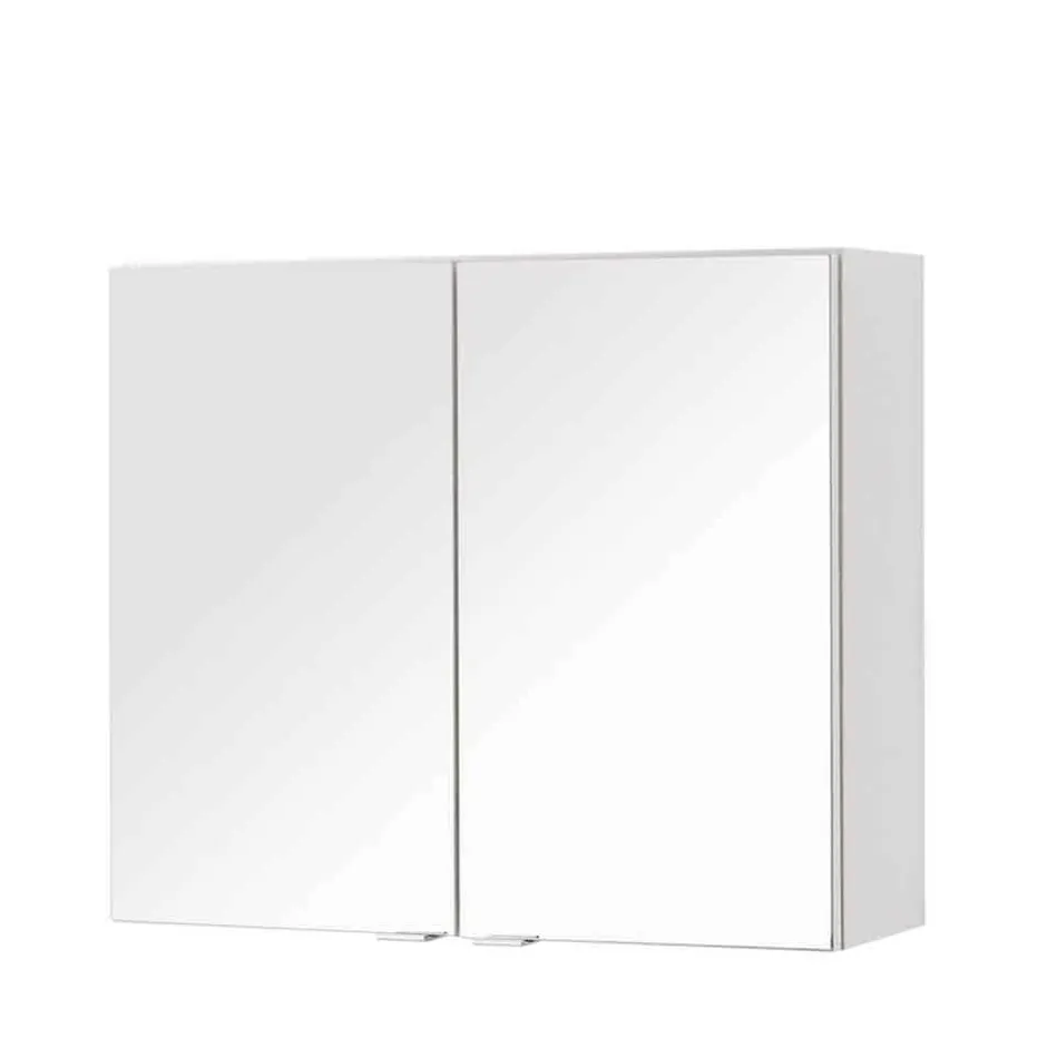 Wohnen Badezimmer Spiegelschrank Tymos mit LED Beleuchtung