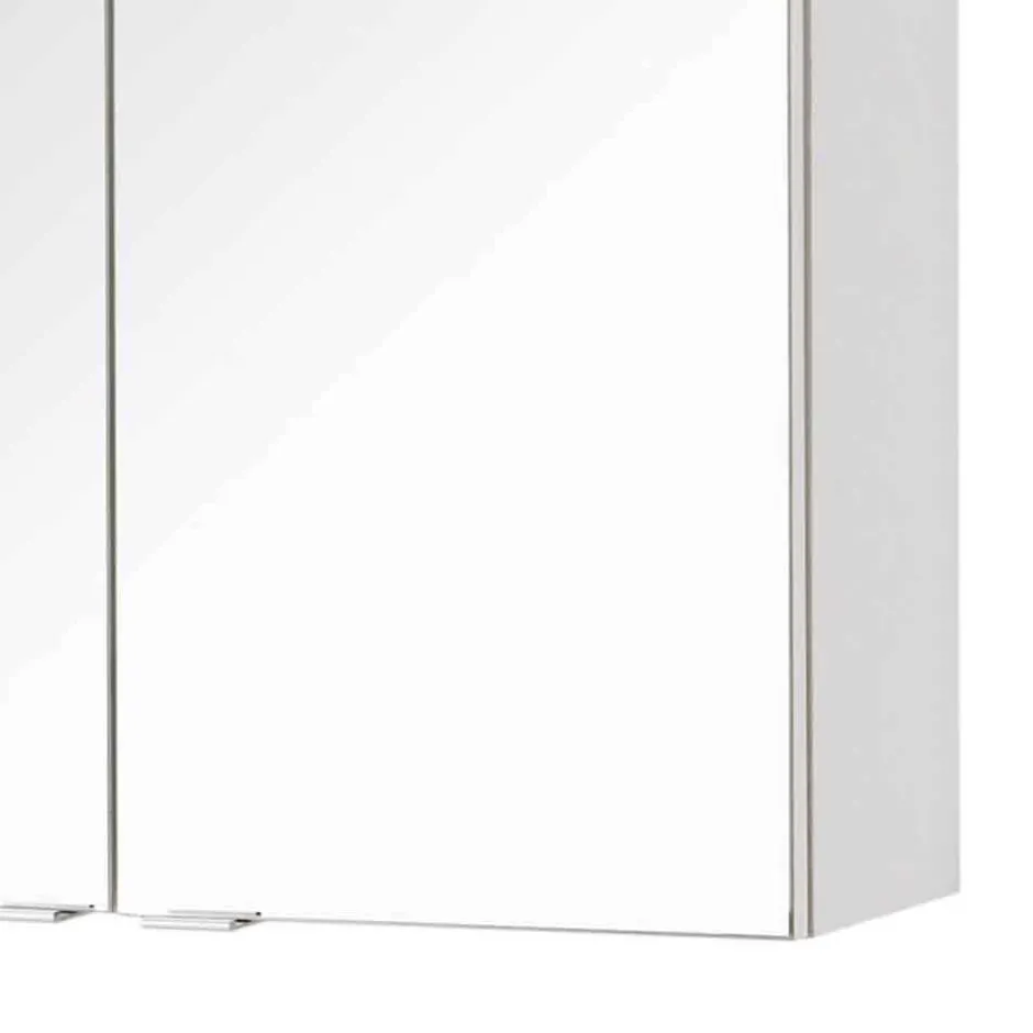 Wohnen Badezimmer Spiegelschrank Tymos mit LED Beleuchtung