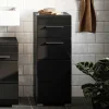 Wohnen Badezimmer Unterschrank in Schwarz hochglänzend - Culina