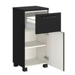 Wohnen Badezimmer Unterschrank in Schwarz - Ostoro