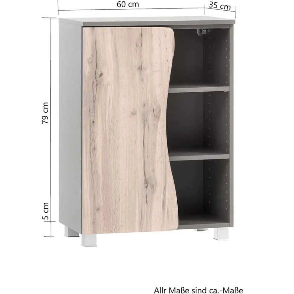 Badezimmer Unterschrank mit Baumkante - Tofias^Wohnen Clearance