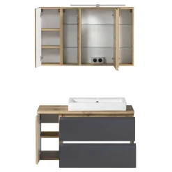 Wohnen Badezimmer Waschplatz 105 cm breit - Jambi I (zweiteilig)