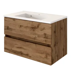 Badezimmer Waschplatz in Holz Optik - Iliam^Wohnen Discount