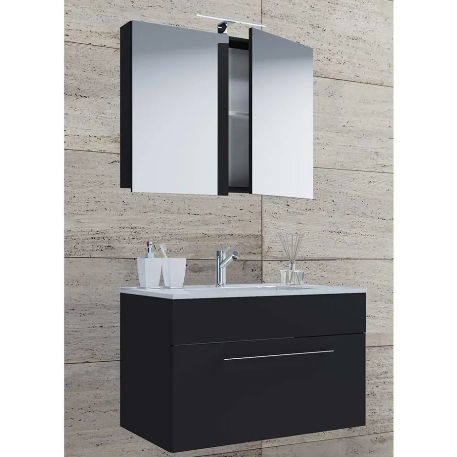 Wohnen Badezimmer Waschplatz Möbelset - Gloriella (zweiteilig)