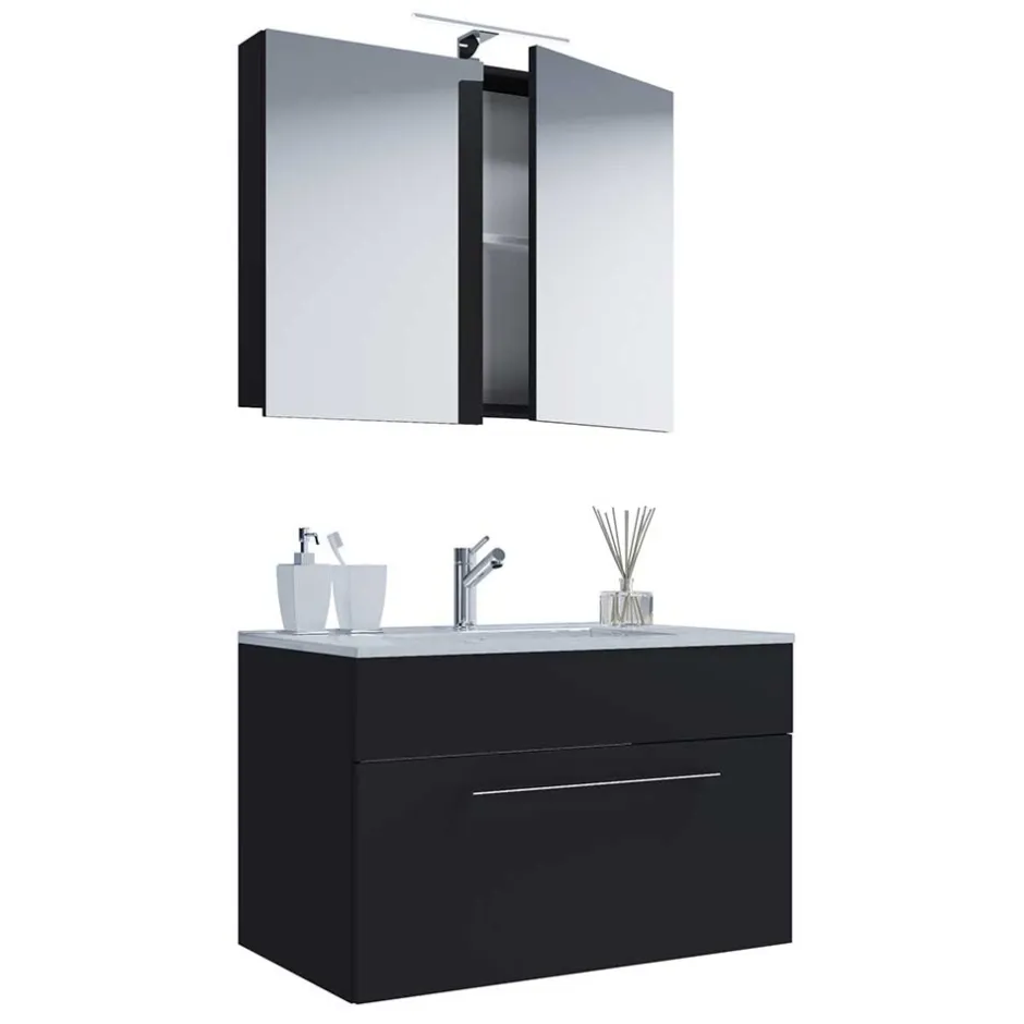 Wohnen Badezimmer Waschplatz Möbelset - Gloriella (zweiteilig)