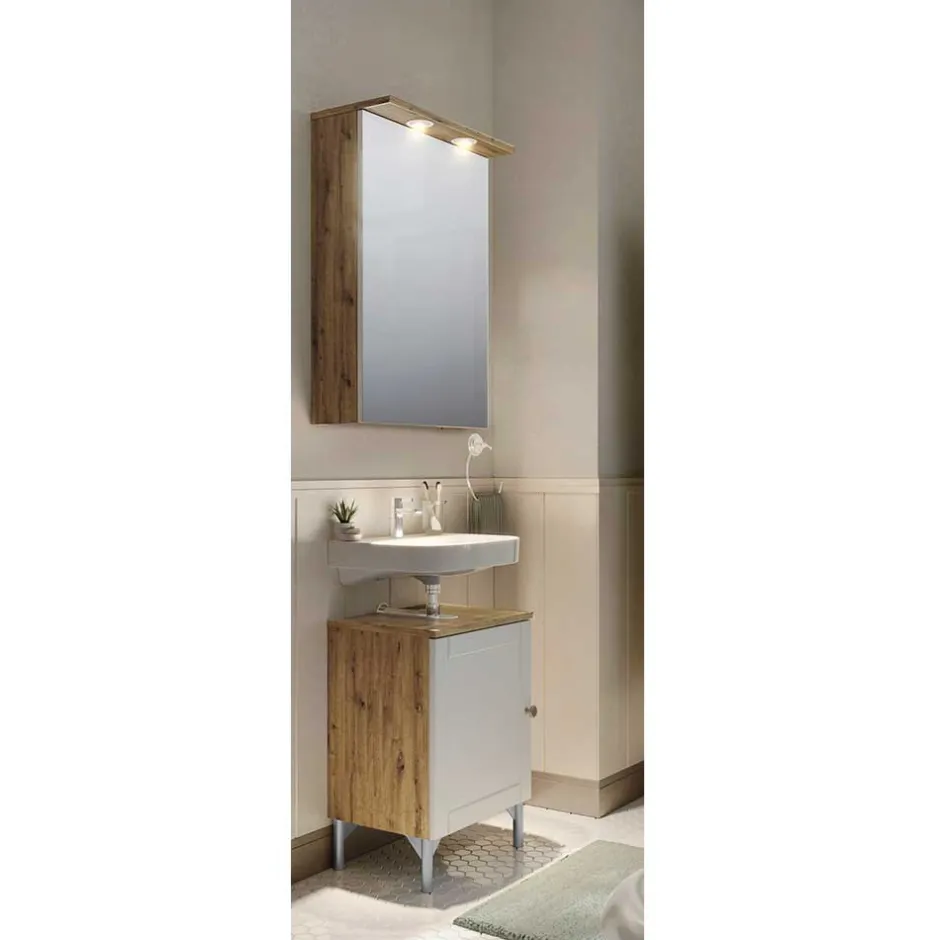 Wohnen Badezimmer Waschplatz Set Landhaus - Traciana (zweiteilig)