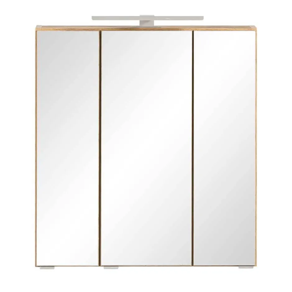 Wohnen Badezimmer Waschplatz und Hochschrank - Jambi II (dreiteilig)