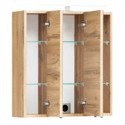 Wohnen Badezimmer Waschplatz und Hochschrank - Jambi II (dreiteilig)