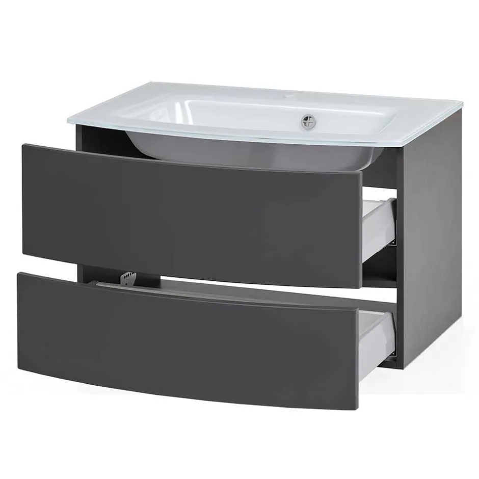 Wohnen Badezimmer Waschtisch Kombination - Natarivos (zweiteilig)