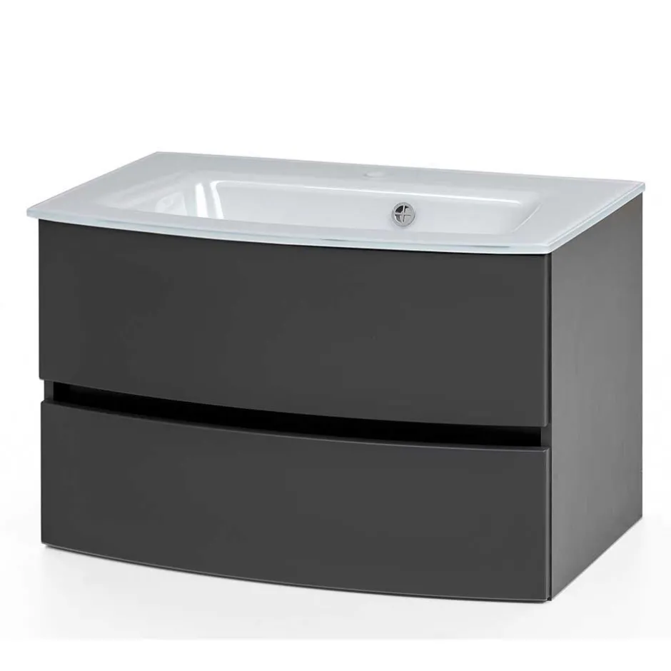 Wohnen Badezimmer Waschtisch Kombination - Natarivos (zweiteilig)