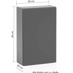 Wohnen Badezimmerblock Schrank Set - Agiruan (vierteilig)