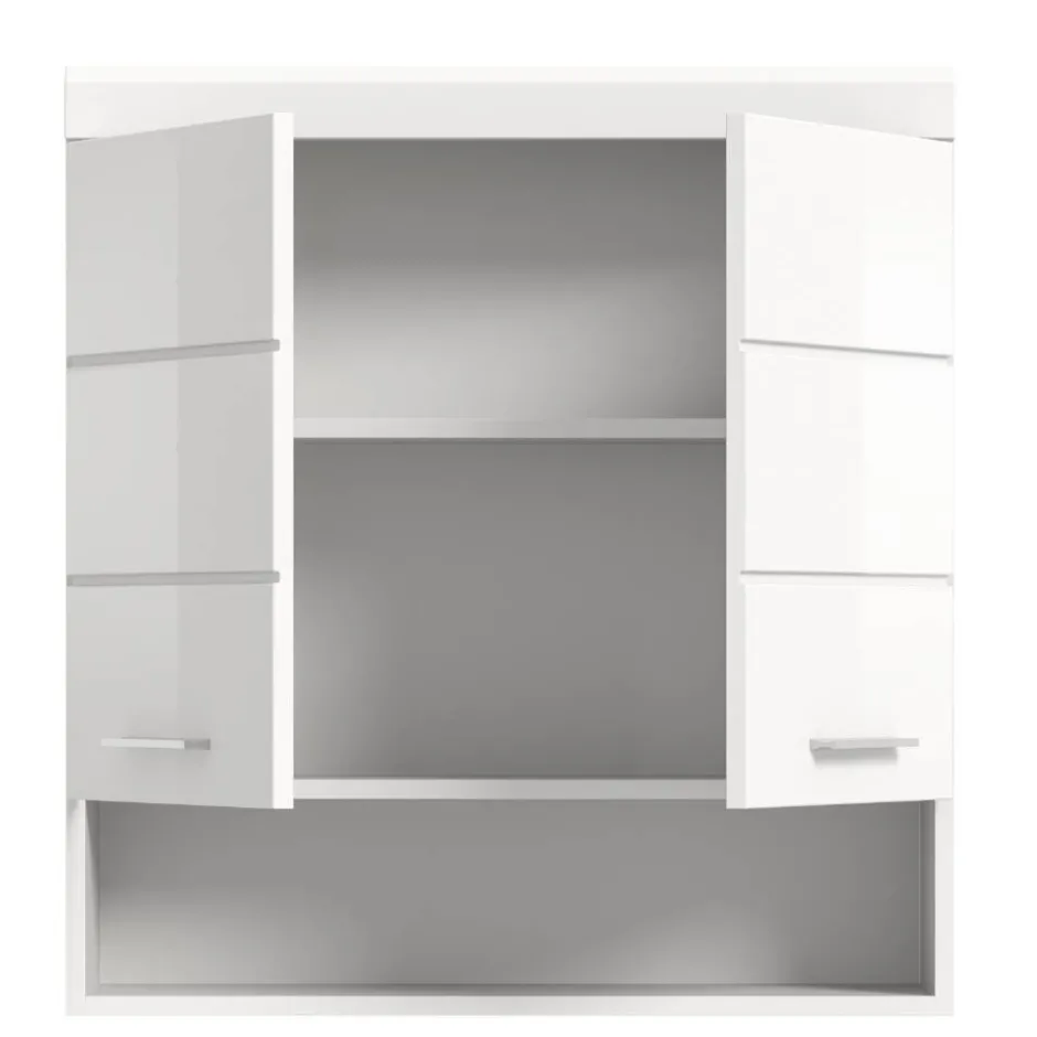 Badezimmer-Hängeschrank mit Doppeltür - Henriette^Wohnen