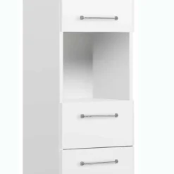 Badezimmer-Hochschrank in Weiß - Estateas^Wohnen Online