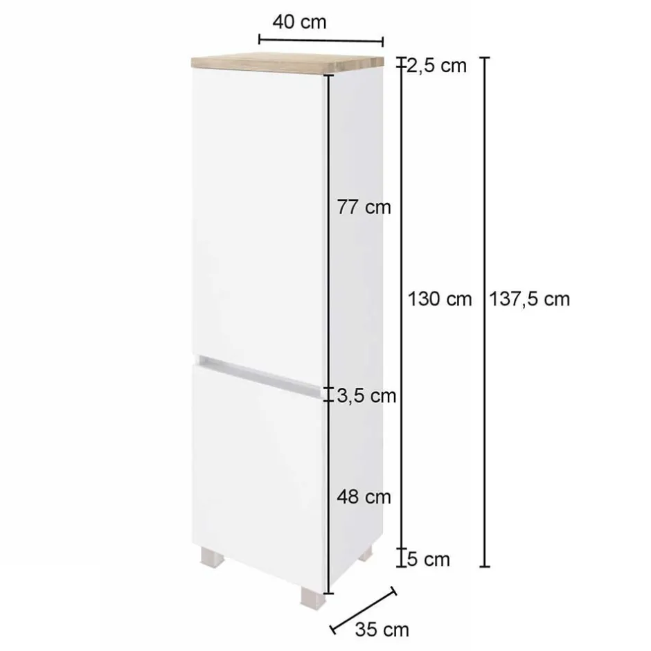 Wohnen Badezimmermöbel als Komplett-Set - Noricas (fünfteilig)