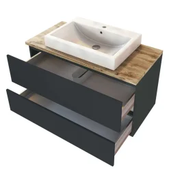 Wohnen Badezimmermöbel als Komplett-Set - Noricas (fünfteilig)