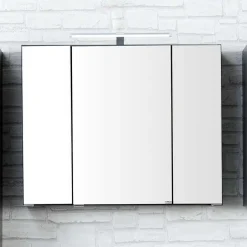 Wohnen Badezimmermöbel Blaxin in Anthrazit Hochglanz (zweiteilig)