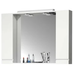 Badezimmermöbel Block in Weiß - Departo (vierteilig)^Wohnen New