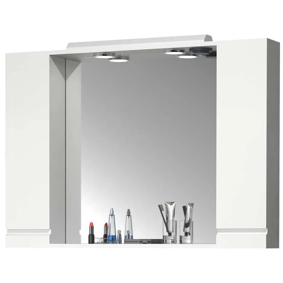 Badezimmermöbel Block in Weiß - Departo (vierteilig)^Wohnen New