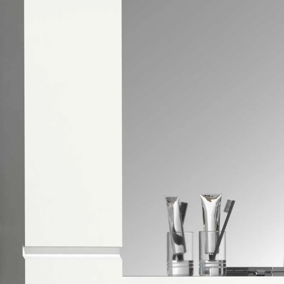 Badezimmermöbel Block in Weiß - Departo (vierteilig)^Wohnen New