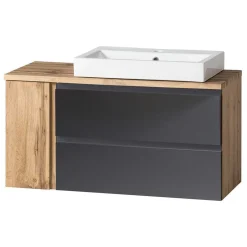 Wohnen Badezimmermöbel Block Set - Jambi (vierteilig)