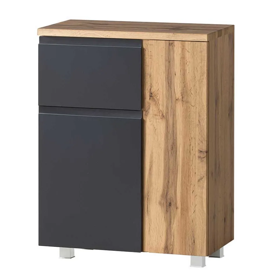 Wohnen Badezimmermöbel Block Set - Jambi (vierteilig)