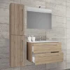 Wohnen Badezimmermöbel hängend - Caleena (dreiteilig)