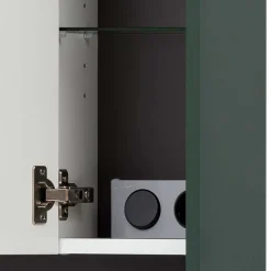 Wohnen Badezimmermöbel in Dunkelgrün & Gold - Aqua (dreiteilig)