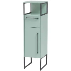 Wohnen Badezimmermöbel Kombi in Mint mit Anthrazit - Esdrus (dreiteilig)