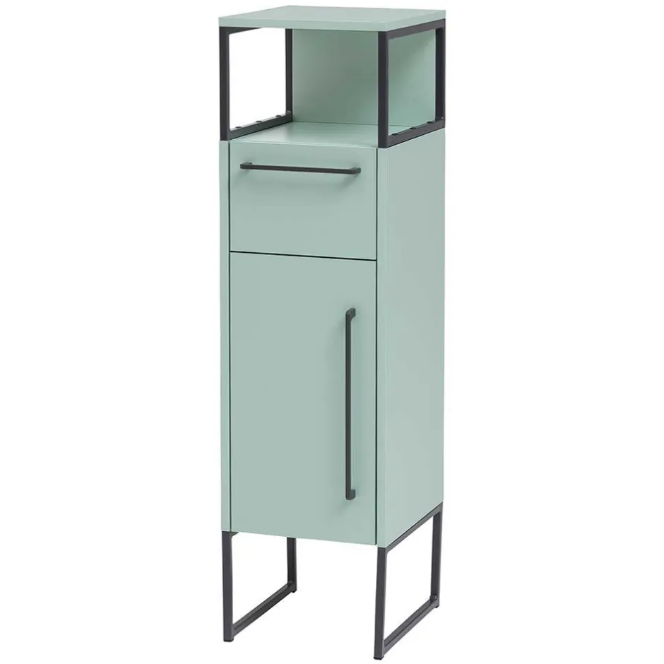 Wohnen Badezimmermöbel Kombi in Mint mit Anthrazit - Esdrus (dreiteilig)